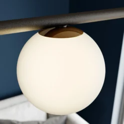 Lámpara colgante Gama 3, 3 luces, negro