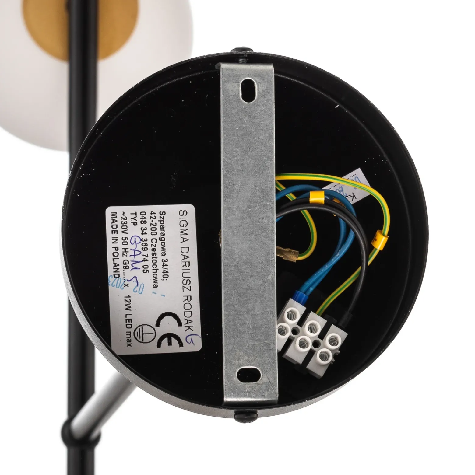 Lámpara colgante Gama 5, 5 luces, negro