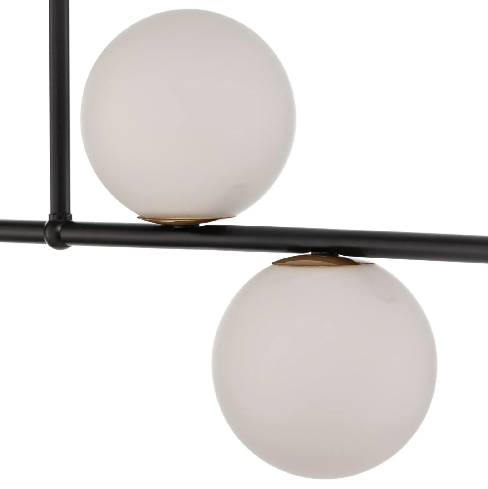 Lámpara colgante Gama 5, 5 luces, negro