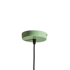Lámpara colgante Genisy, verde menta, Ø 31 cm, metal, E27