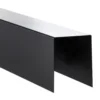 Lámpara colgante Gentor 4, longitud 96 cm en negro