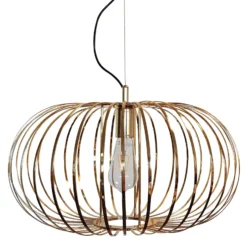 Lámpara colgante Globe, Ø 51 cm, color dorado, 1 luz, E27