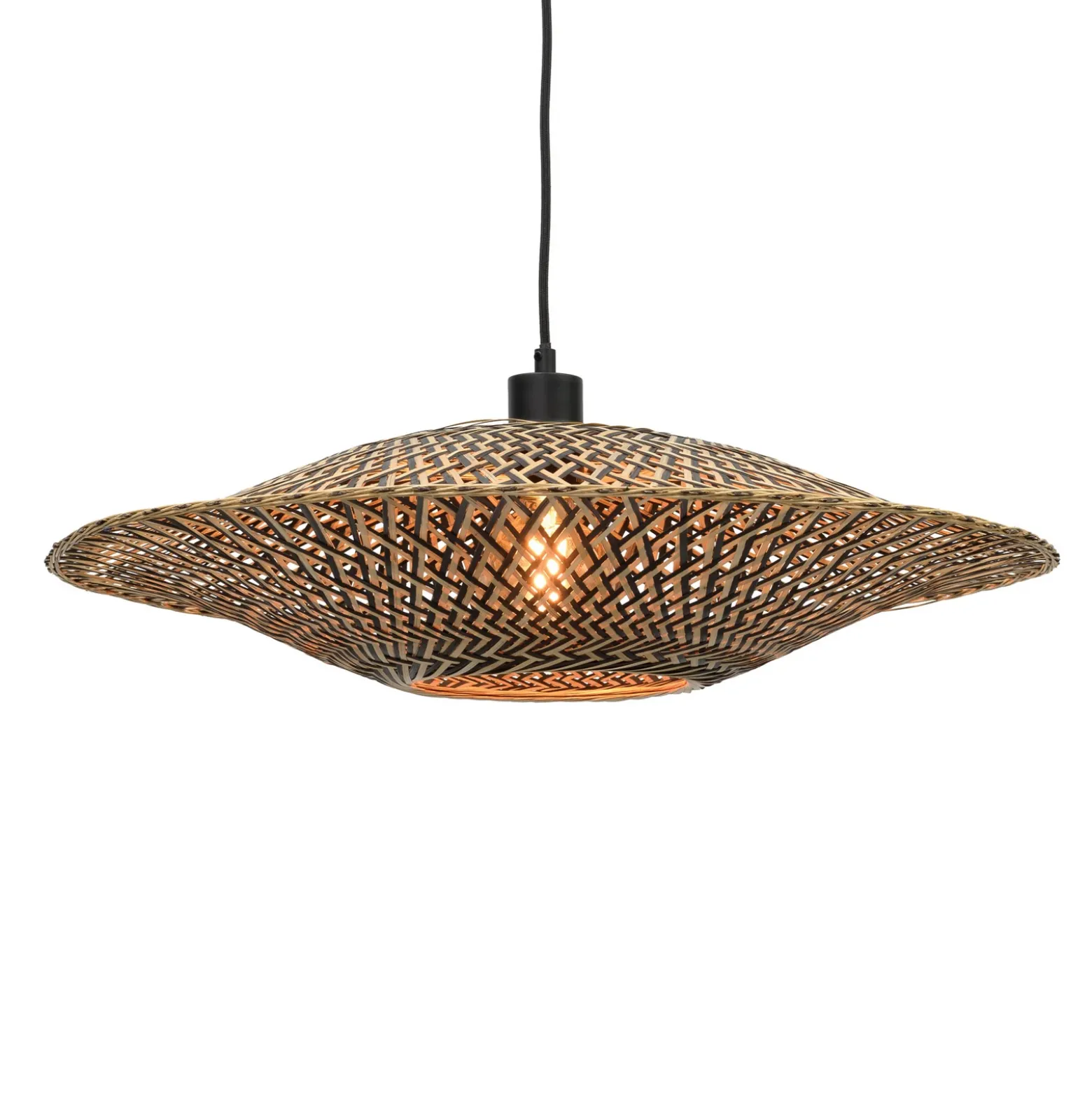 Lámpara colgante GOOD & MOJO Bali de bambú, Ø 60 cm