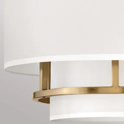 Lámpara colgante Graham Duo Mount 3 luces Ø 40,6cm, latón