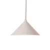 Lámpara colgante Grasp de FRANDSEN, blanco mate, Ø 15 cm, con enchufe