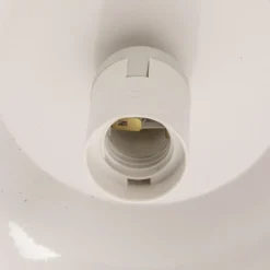 Lámpara colgante Gus con pantalla metálica, negro