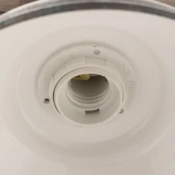 Lámpara colgante Hakon de 2 luces marrón óxido/madera natural
