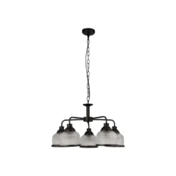 Lámpara colgante Highworth, 5 luces
