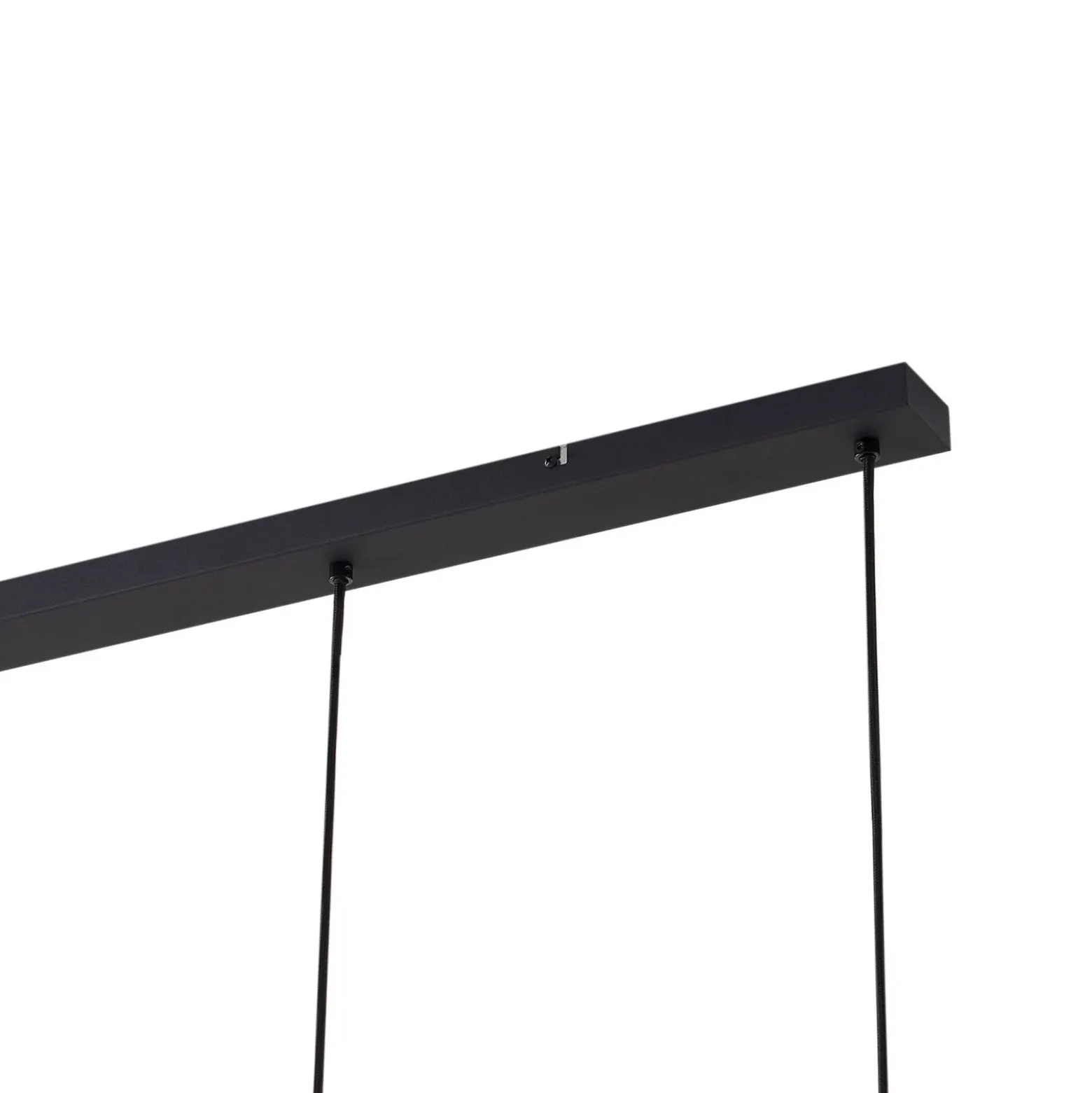 Lámpara colgante Hildur de Lindby, 4 luces, 115 cm, gris humo, cristal
