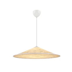 Lámpara colgante Hill, Ø 85 cm, Tyvek, blanco