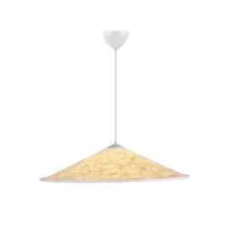 Lámpara colgante Hill, Ø 85 cm, Tyvek, blanco