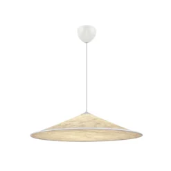 Lámpara colgante Hill, Ø 85 cm, Tyvek, blanco