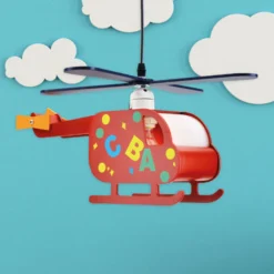 Lámpara colgante Hubert, el helicóptero volador