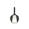 Lámpara colgante Ideal Lux Kalique 1, gris humo, Ø 18 cm