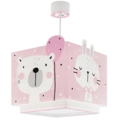 Lámpara colgante infantil Dalber BABY JUNGLE, rosa