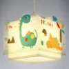 Lámpara colgante infantil DINOS de Dalber, multicolor