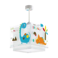 Lámpara colgante infantil DINOS de Dalber, multicolor
