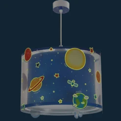Lámpara colgante infantil PLANETS de Dalber con motivo