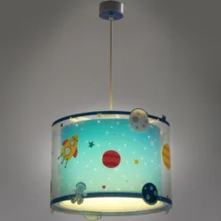 Lámpara colgante infantil PLANETS de Dalber con motivo