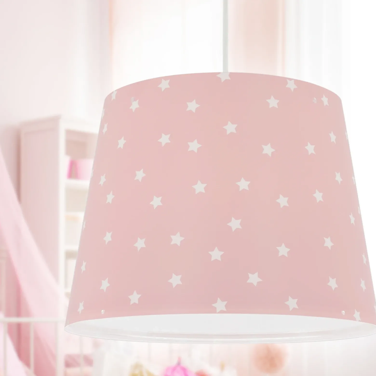 Lámpara colgante infantil STAR LIGHT de Dalber, rosa