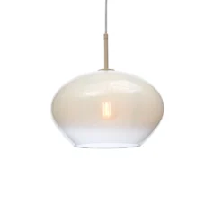 Lámpara colgante IT'S ABOUT ROMI «Bologna», blanco leche, de 1 luz