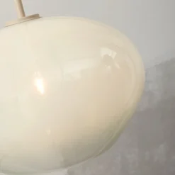 Lámpara colgante IT'S ABOUT ROMI «Bologna», blanco leche, de 1 luz