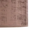 Lámpara colgante Jari con pantalla de tela 1 luz, oro rosa