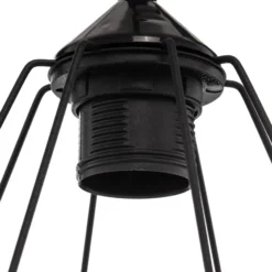Lámpara colgante Jin, negro, 1 luz