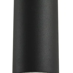 Lámpara colgante Joffrey de Lindby, Ø 6 cm, negra, metal, GU10