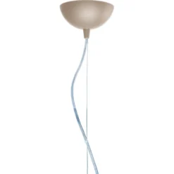 Lámpara colgante Kartell Kabuki, gris paloma, Ø 50 cm