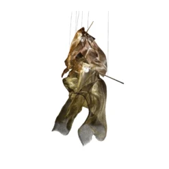 Lámpara colgante Knikerboker Petite Parachute, bronce/cobre