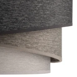Lámpara colgante Kobo, grafito/gris/blanco