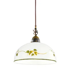 Lámpara colgante KOLARZ Nonna, Ø 30 cm, uvas, borde liso