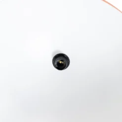 Lámpara colgante Kure, naranja, metal, Ø 60 cm, E27