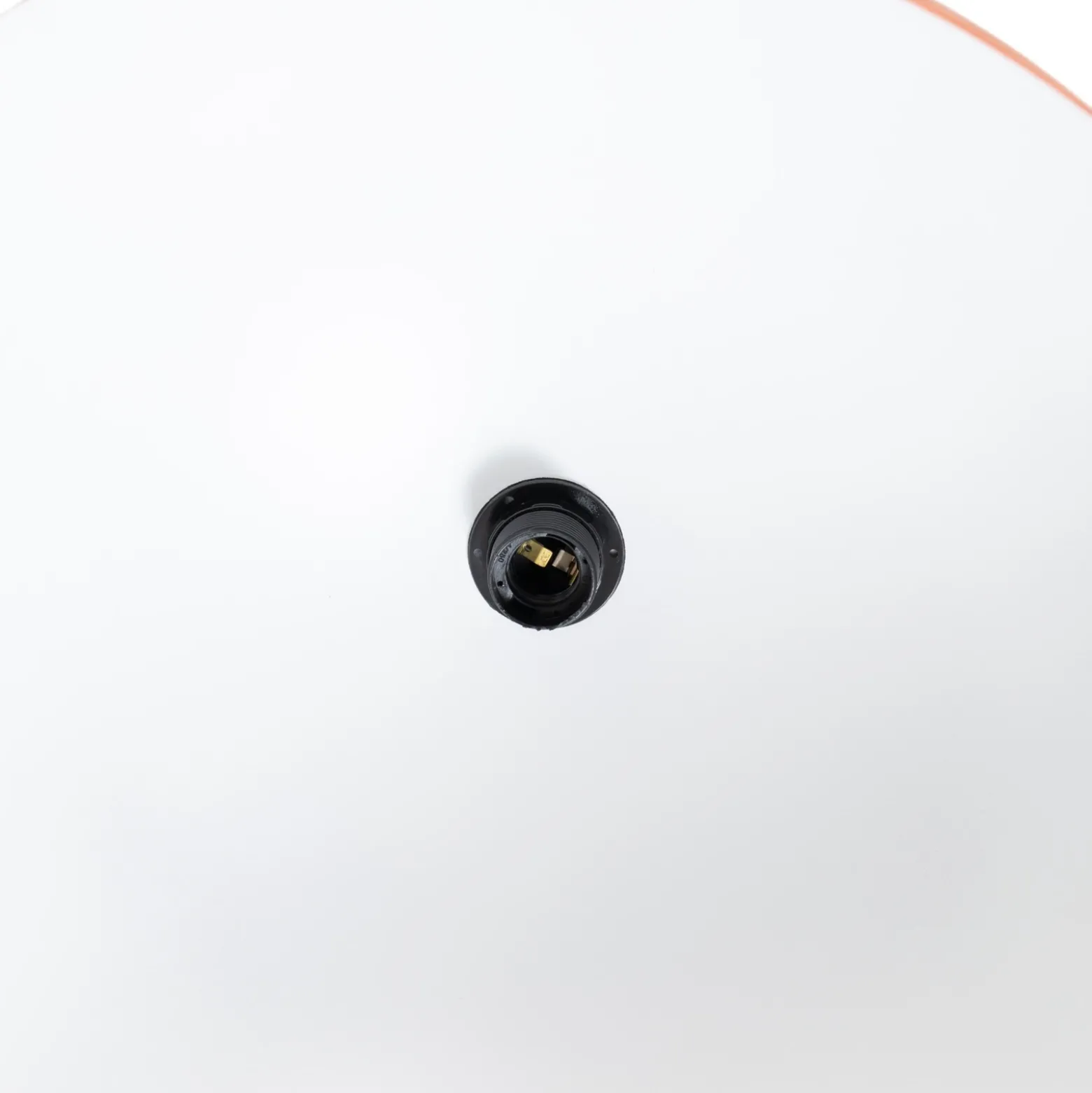 Lámpara colgante Kure, naranja, metal, Ø 60 cm, E27