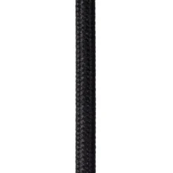 Lámpara colgante Lambres, color topo, longitud 164 cm, cristal/metal, 5 luces.
