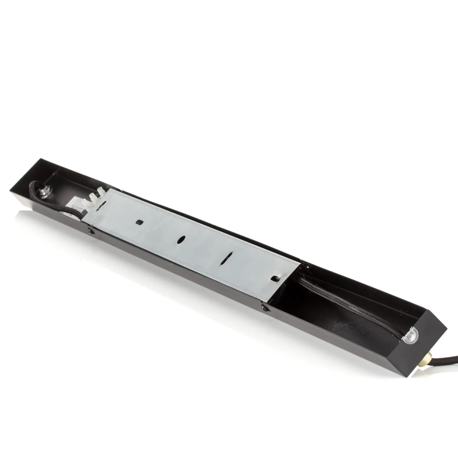 Lámpara colgante Larry en latón y negro, 3 luces