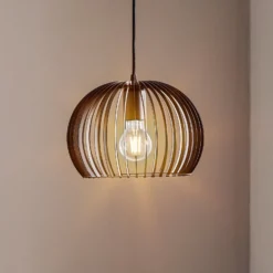 Lámpara colgante Larus de acero negro, 1 luz