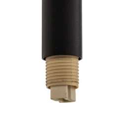 Lámpara colgante Laser, 7 luces, negro
