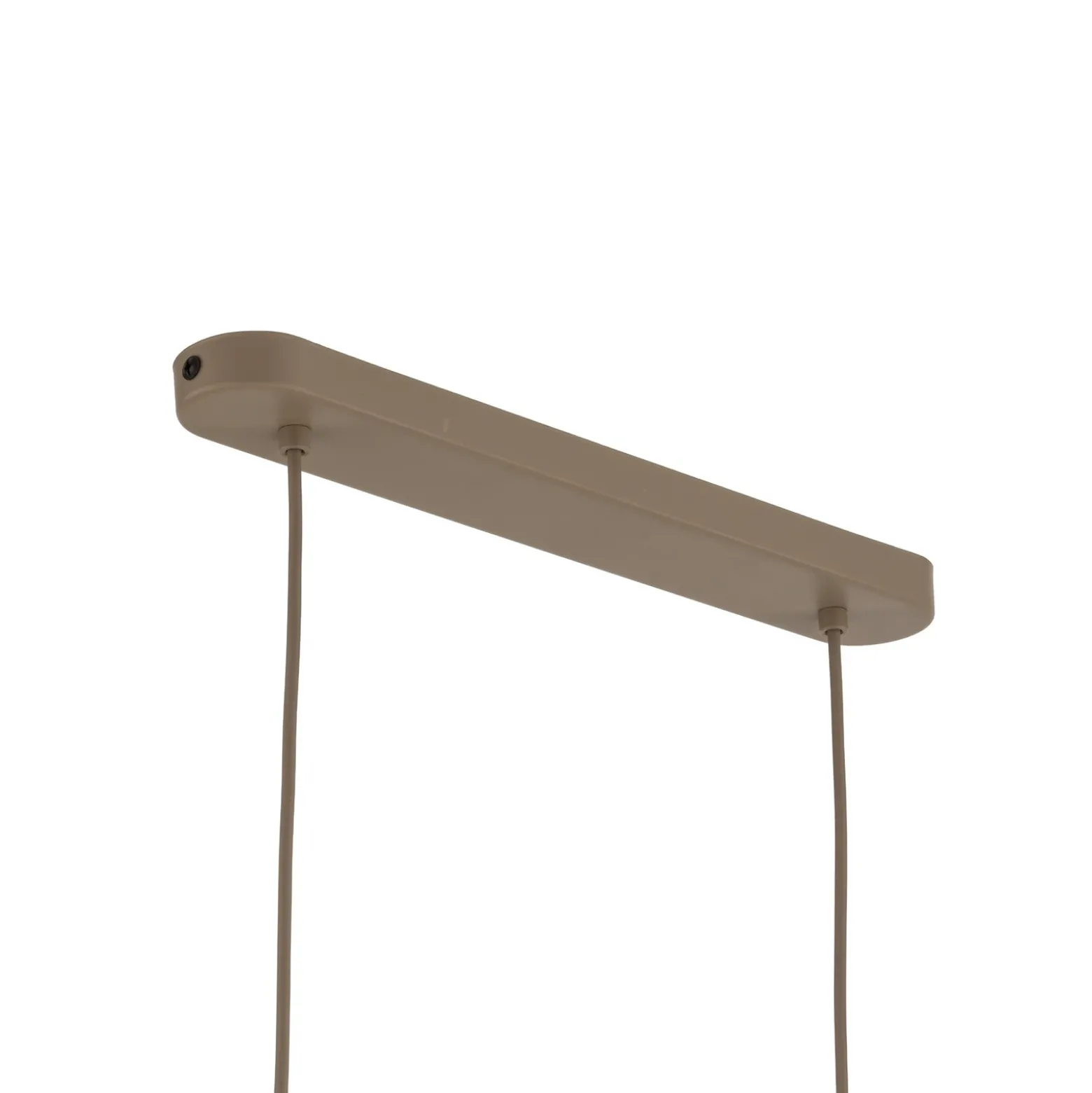 Lámpara colgante Lava, beige, 9 luces, cristal, longitud 116 cm, G9