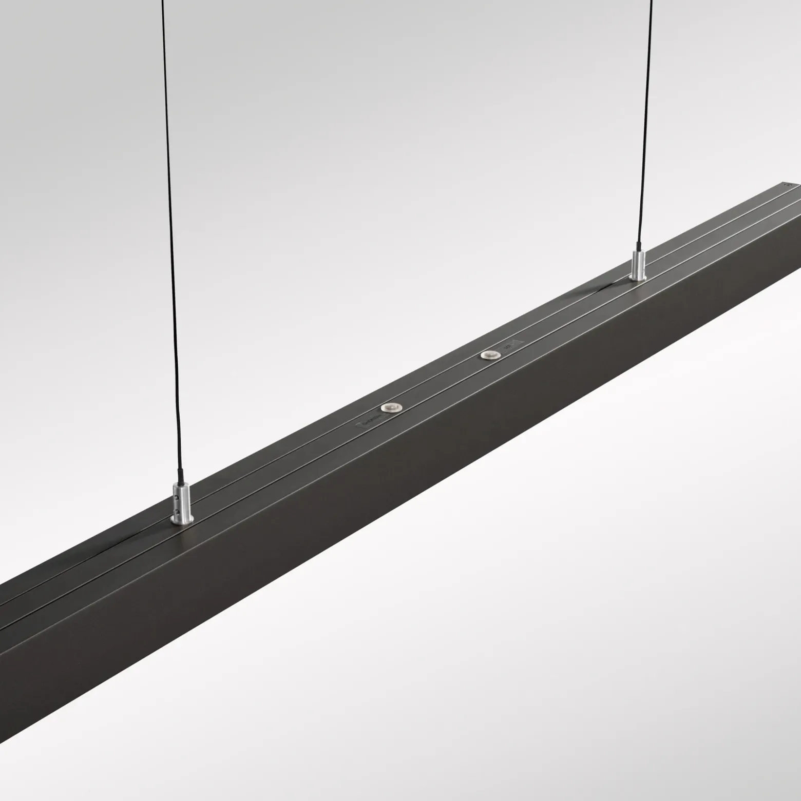 Lámpara colgante LED Adriana Comfort Lift de Paul Neuhaus, gris, CCT