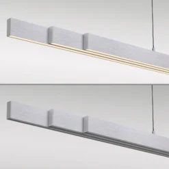 Lámpara colgante LED Adriana Comfort Lift de Paul Neuhaus, aluminio, CCT