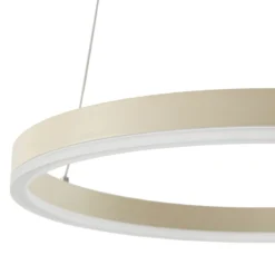 Lámpara colgante LED Albiona de Arcchio, color beige, 1 anillo, Ø 40 cm