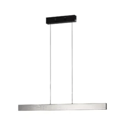 Lámpara colgante LED Aluro, metal, control remoto, CCT, atenuable