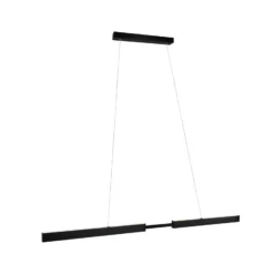Lámpara colgante LED Aptare de Paulmann, negra, con sensor, atenuable