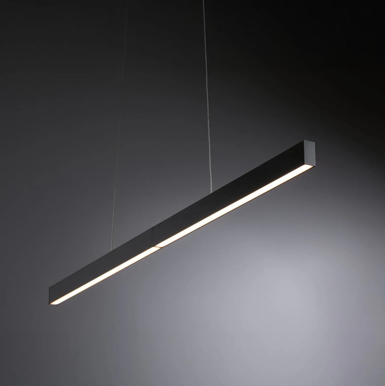 Lámpara colgante LED Aptare de Paulmann, negra, RGBW, inteligente, atenuable.