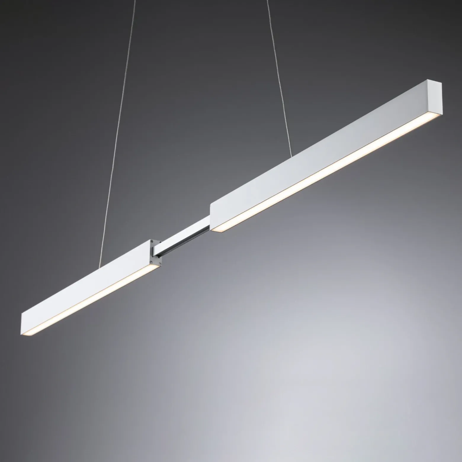 Lámpara colgante LED Aptare de Paulmann, blanca, 2700 K, inteligente, atenuable.