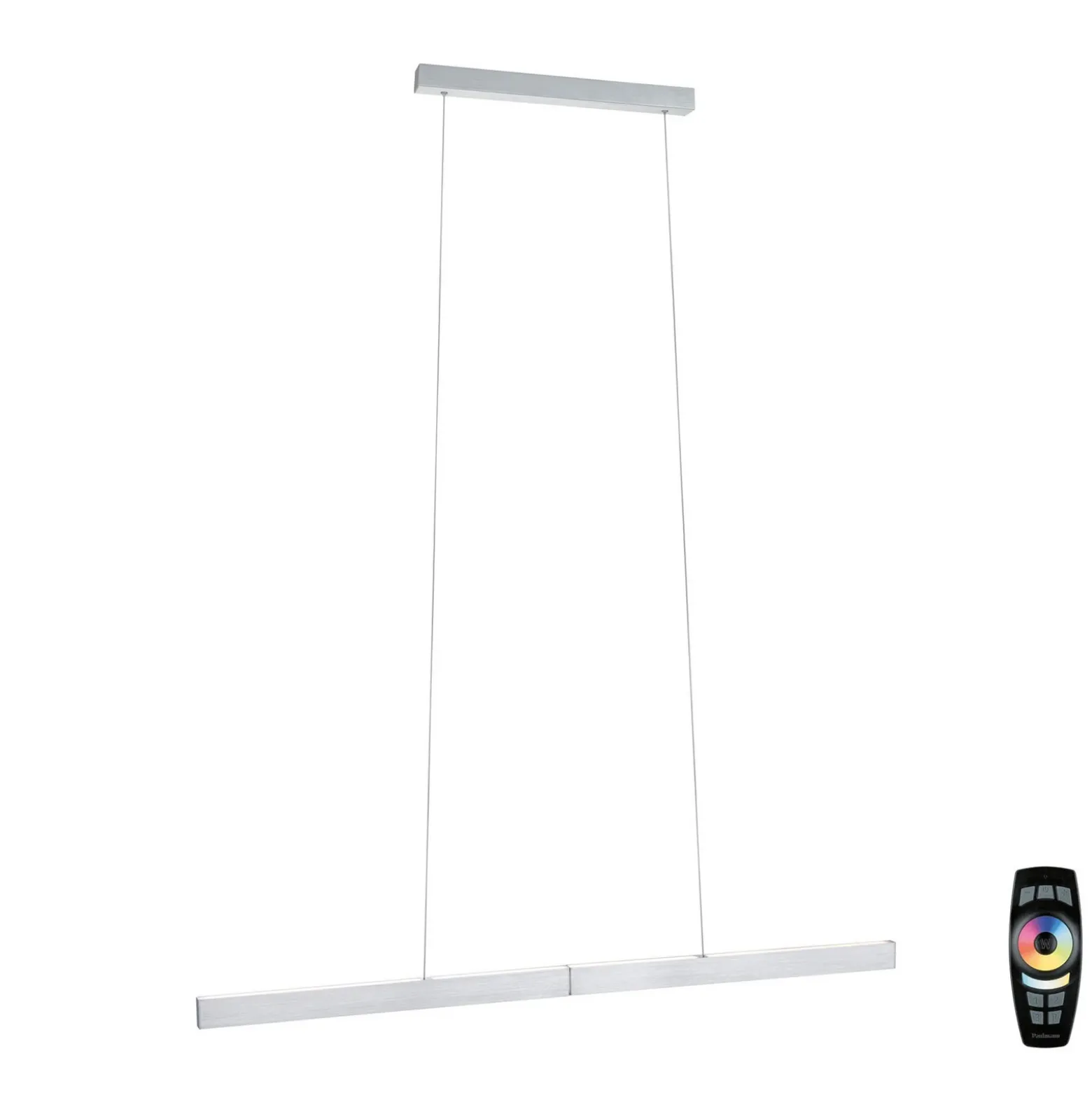 Lámpara colgante LED Aptare de Paulmann, aluminio, 2700 K, inteligente,