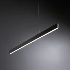 Lámpara colgante LED Aptare de Paulmann, negra, con sensor, atenuable