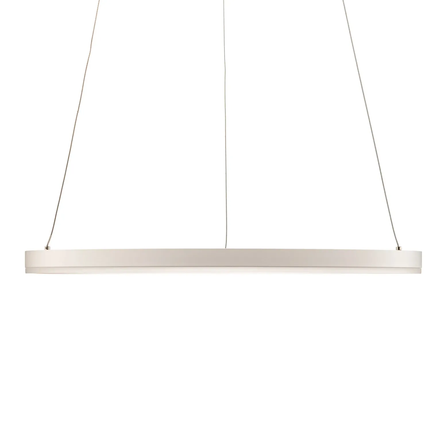 Lámpara colgante LED Arcchio Albiona, blanca, 1 anillo, Ø 60 cm